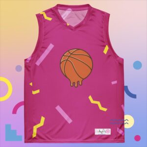 Camiseta de baloncesto unisex reciclada